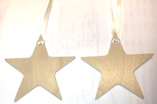 Longaberger Set of 2 Large Star Tie-Ons-NEW!!!