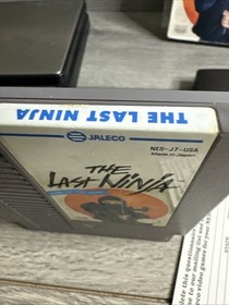 The Last Ninja NES Has Inserts No Manual Authentic  *Box Issues