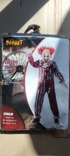 Spirit Creepy Clown Child Costume SIZE SMALL 4-6 USED