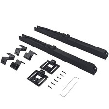 For Damper Sliding Barn Door Hardware Track Kit 2pc Soft Close Mechanism