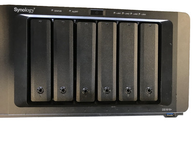 Synology DS1618+ 6-Bay NAS DiskStation 4gb memory