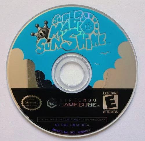 Super Mario Sunshine Nintendo Gamecube Disc Only