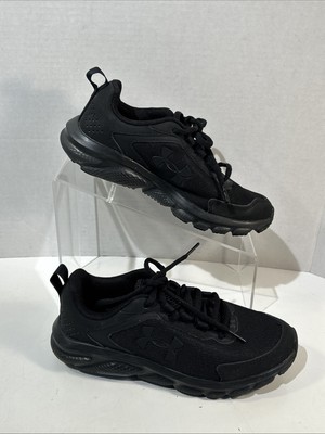 Under Armour 3024591 Women's Sz 6 UA Charged Assert 9 Running Shoes, Black
