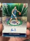 2025 Topps Chrome Kon Knueppel Autograph Issue Rookies Green Refractor /99