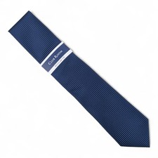 Club Room Men's Waydale Solid Textured Tie Necktie Classic 3.25" Navy