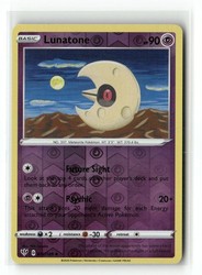 Lunatone 072/189 Darkness Ablaze Reverse Holo