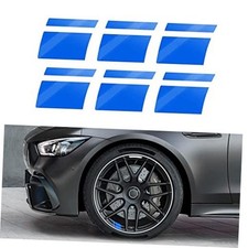 Reflective Car Wheel Rim Decal Stripes, 18" - 21" Automotive Decals 6 PCS Blue