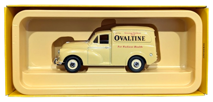 1:43 Scale Lledo Vanguards VA11002 Morris Minor Van - OVALTINE - MIB
