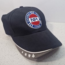 National Poker League Cotton Baseball Hat Cap Black Adjustable Collectable 