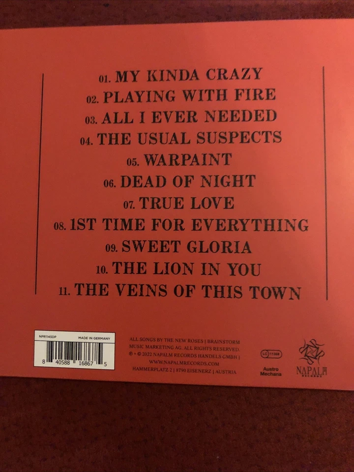 THE NEW ROSES - Sweet Poison - Digipak CD - NEUWERTIG - Bild 2 von 2