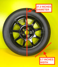 SPARE TIRE 145/80- 18" FITS:2017 2018 2019 2020 2021 2022 KIA SPORTAGE