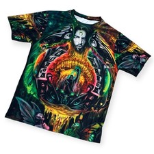 Heady Harem Men's Medium Psychedelic Art T-Shirt Made in USA Festival Rave