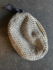 Maria La Rosa Bag Wool Zippered Pouch Made In...