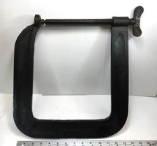 Vintage C-Clamp Cincinnati Tool Co USA Hargrave 8 x 12 - 48 - Butterfly Handle