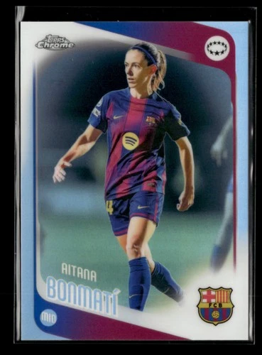 Aitana Bonmati 2025-26 Topps Chrome UEFA Women's Refractor [uan15