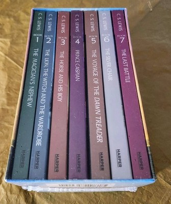 2010 Harper Festival The Chronicles of Narnia 7 Book Set New and Sealed by C.S.