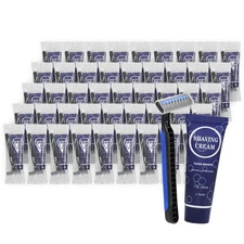 Shaving Razor Set, Disposable Individually Wrapped Manual Twin Blade Razors i...