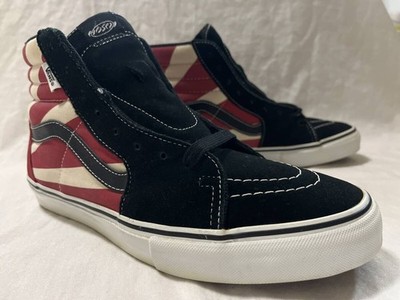 Vtg 2007 Vans Hosoi Sk8-Hi Pro Rising Sun VN-099NCOZ without box 
