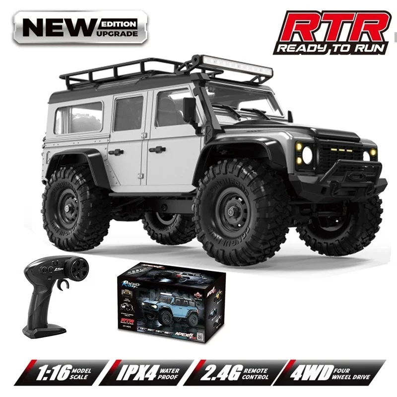 HB-R1609 1:16 Land Rover Defender RC Crawler 4WD – 2.4GHz, 30 min Run Time, LED - Image 2 of 4