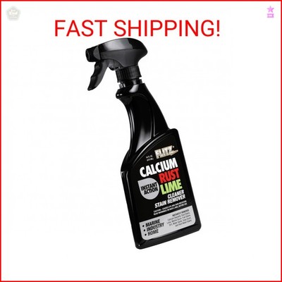Flitz Calcium, Rust, & Lime Remover - 16oz Bottle of USA-Made Limescale Remover