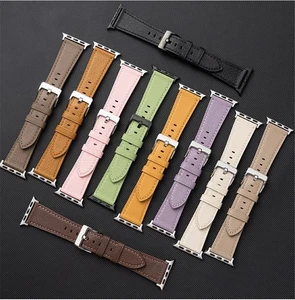 Genuine Leather Band Strap for Apple Watch 11 10 9 8 7 6 5 SE 40-49mm Ultra 3 2