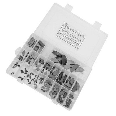 135 Pcs Woodruff Flywheel Key Pulley Crank Way Key Sortiments-Kit Für -Mehre UB-