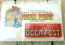FIRESTONE WALKER-2023 Invitational Beer Fest--Collector Pin/New in Package