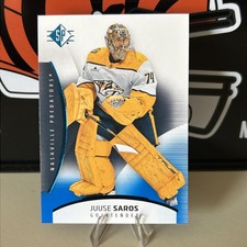 2025-26 SP Blue #90 Juuse Saros Nashville Predators