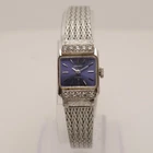 SEIKO 21-3141 Silver Tone 17J Hand Wind Ladies Vintage Watch W393 *WORKING