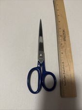 Vintage 8 Italian Drop Forged Steel Scissors Shears New Condition ITALY