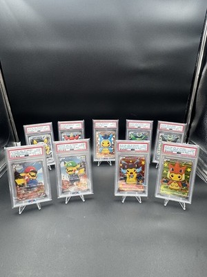 POKEMON PIKACHU PONCHO CHARIZARD MARIO LUIGI RAYQUAZA COMPLETE SET