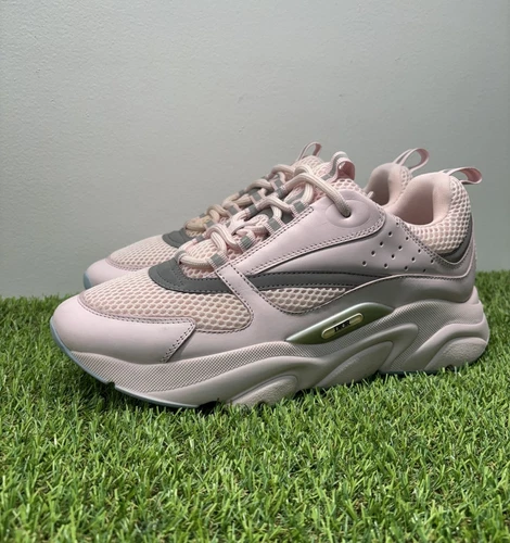 Taille 44 EU (11 US) Baskets Dior B22 Rose EXCELLENT ÉTAT !