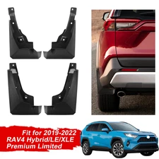 4 Piece Front & Rear Splash Mud Guards Flaps Fender For 2019-2022 Toyota RAV4