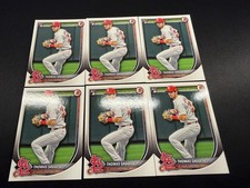 THOMAS SAGGESE (RC) CARD LOT 6 2025 Topps Bowman Base #57 St Louis CARDINALS