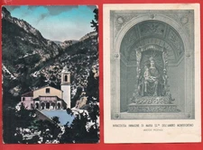 MONTEFORTINO MADONNA DELL'AMBRO- LOTTO DI 5 CARTOLINE D'EPOCA BN -ASCOLI PICENO
