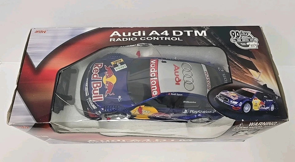 Artin Audi A4 Team Red Bull DTM Eckstrom Radio Control Car 1:16 NEW IN PACKAGE  - Image 2 of 4