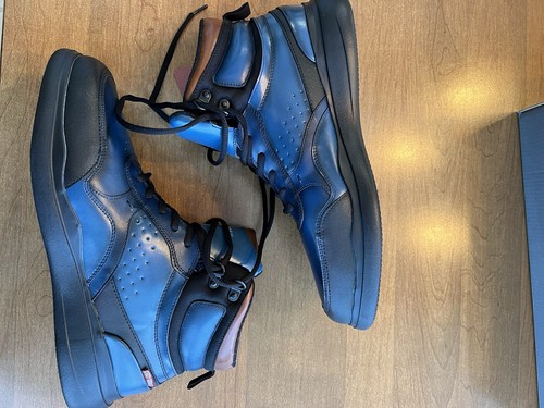 Scarpa stivaletto uomo Stacy Adams Mayson 10,5 nuova con scatola blu marrone nero alta - Foto 2 di 14