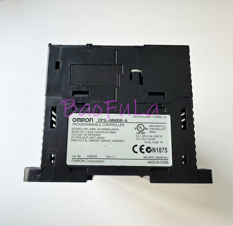 1PCS NEW Omron CPU Unit CP1L-M60DR-A - Image 4 of 4