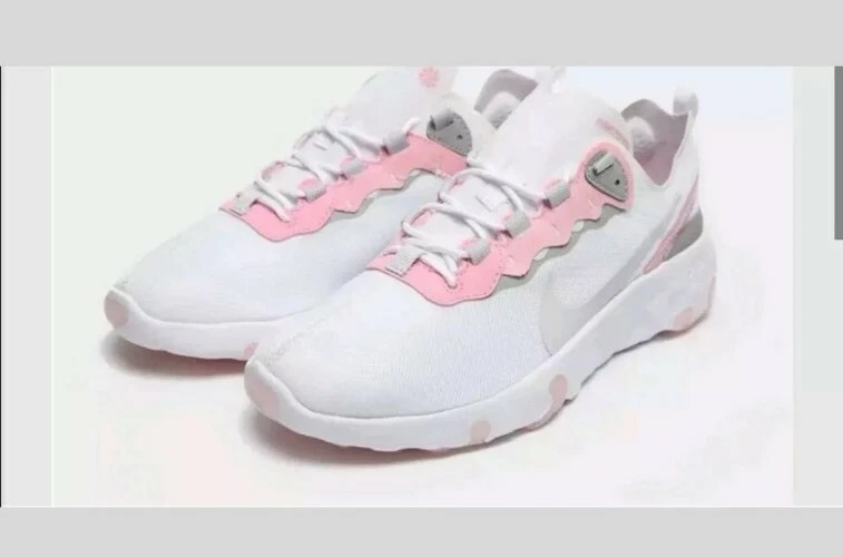 Nike Renew Element 55 White Pink Kids Girls Womens Trainers Sizes
