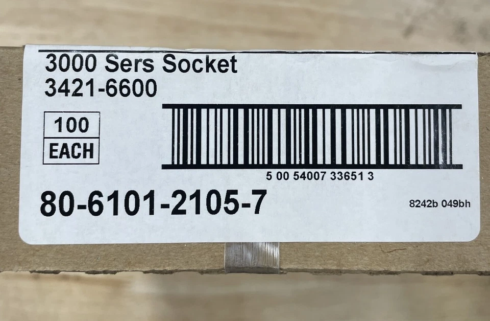 3M 3421-6600 20-Way IDC Connector Socket for Cable Mount, 3000 Series, Box/100 - Image 3 of 3