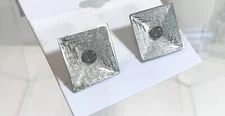 Vintage JML USA Sterling Silver Cufflinks 3/4”