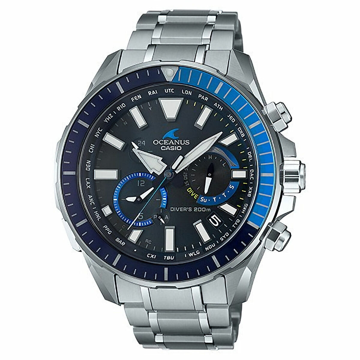 Casio Oceanus OCW-P2000-1AJF Cachalot Diver 200m Titanium Casio Oceanus OCW-P2000-1AJF Cachalot Diver 200m Titanium