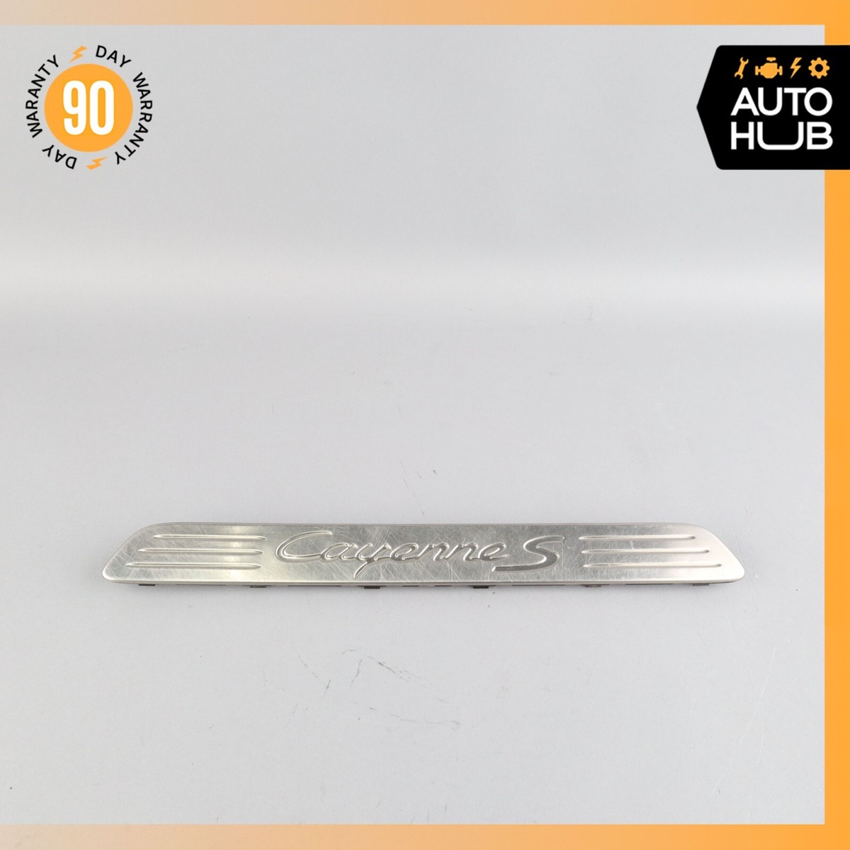 11-18 Porsche Cayenne 958 S Front & Rear Door Sill Steel Plate Set