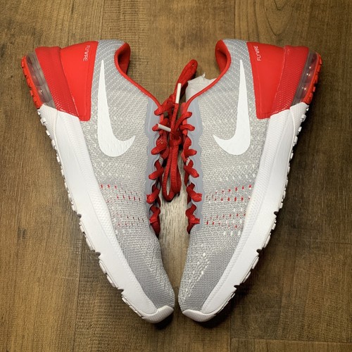 Nike Air Max Typha Flywire Shoes Grey Red 820198-011 Men’s Size 8 NEW - Picture 5 of 6