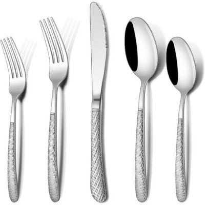 Exquisite 40-Piece Silverware Set: Elevate Your Dining Experience