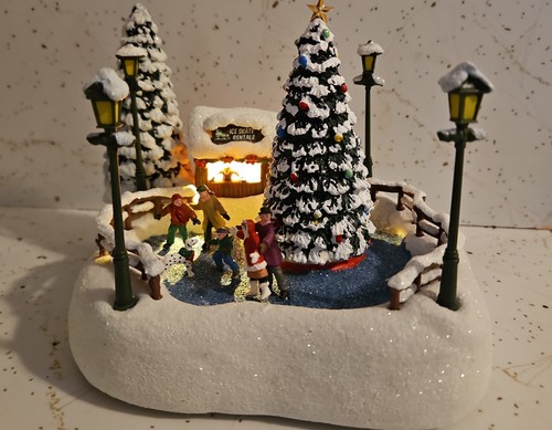 2024 Teleflora Thomas Kinkade Skating Rink 
