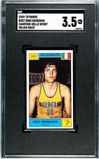 1969 Panini Campioni Dello Sport Dino Meneghin Rookie RC SGC 3.5 Valida Italy