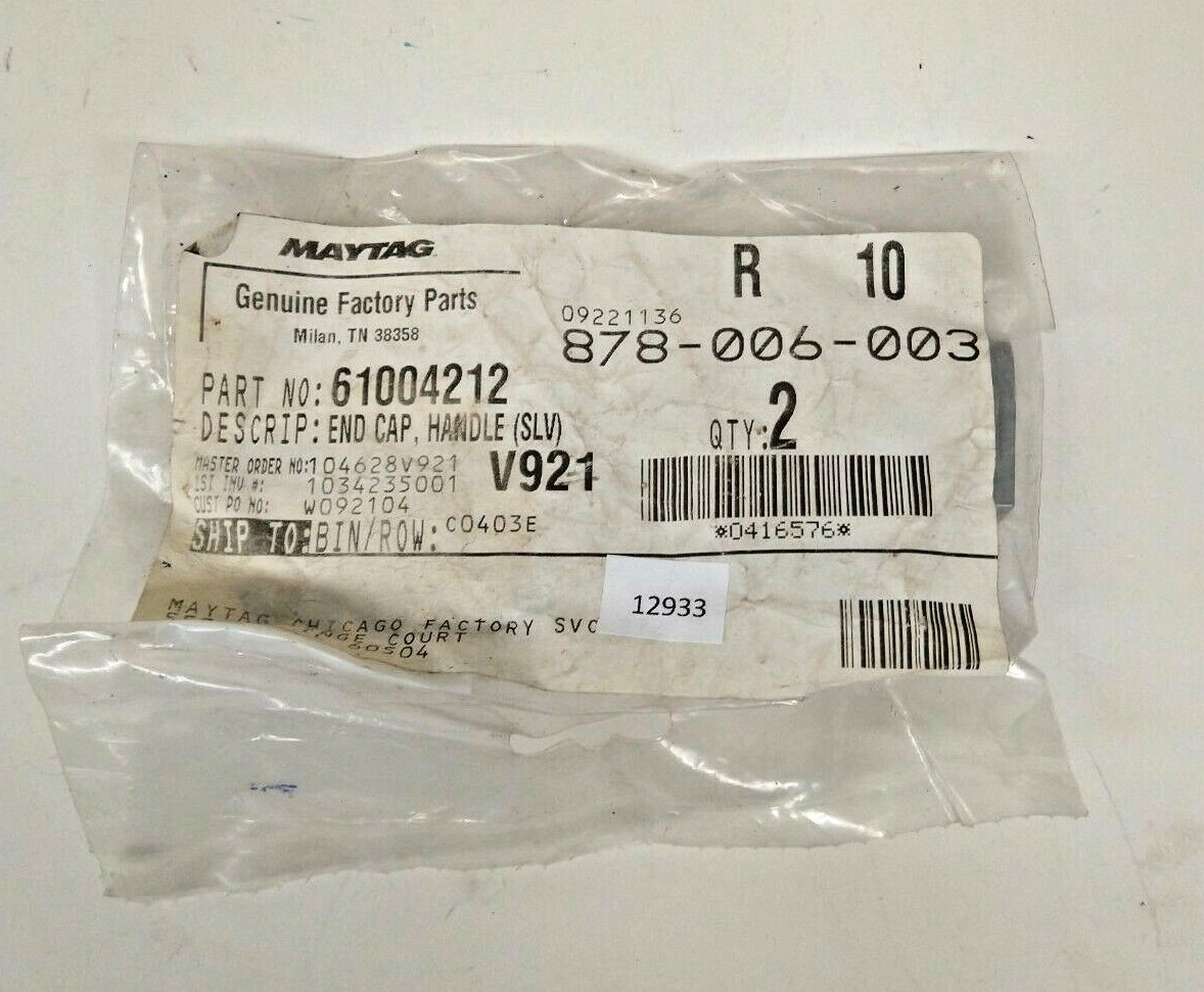 Maytag Handle End Cap 61004212