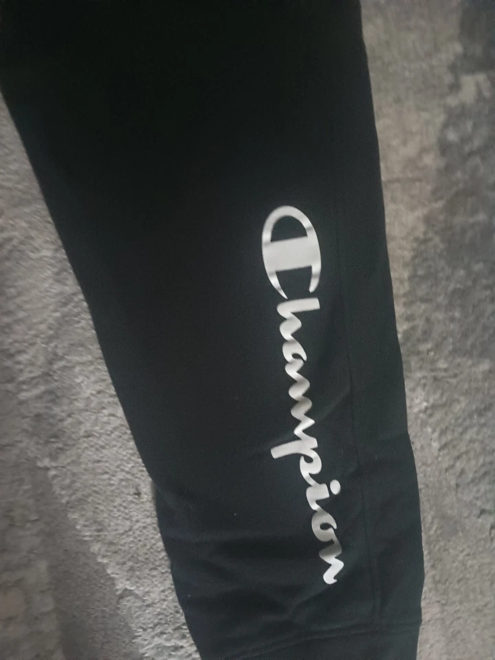 Champion Sweatpants Boys Youth Jogger XL Authentic Athleticwear Pocket Black - Image 2 of 4