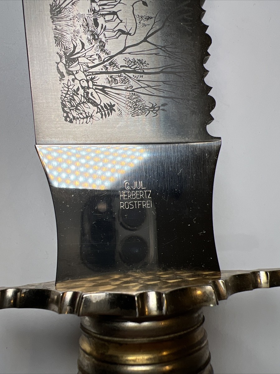 20” C Jul Herbertz Rostfrei Stag Grip German Bowie Glaive 20” C Jul Herbertz Rostfrei Stag Grip German Bowie Glaive